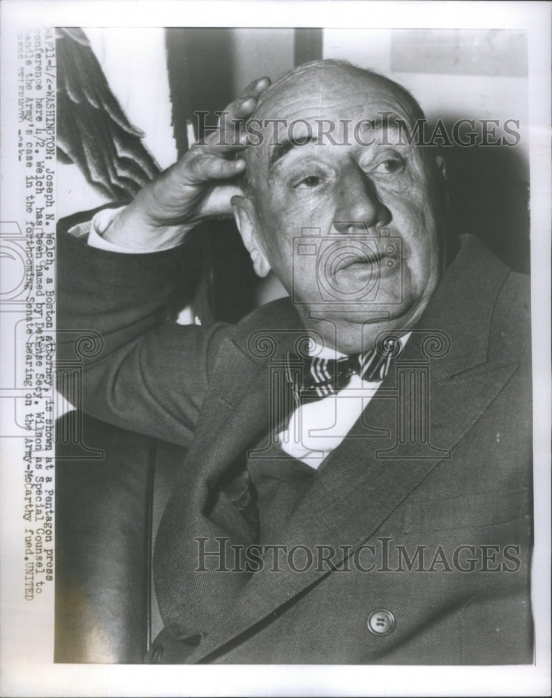 1954, Joseph Welch Army-McCarthy - RRU08909 - Historic Images