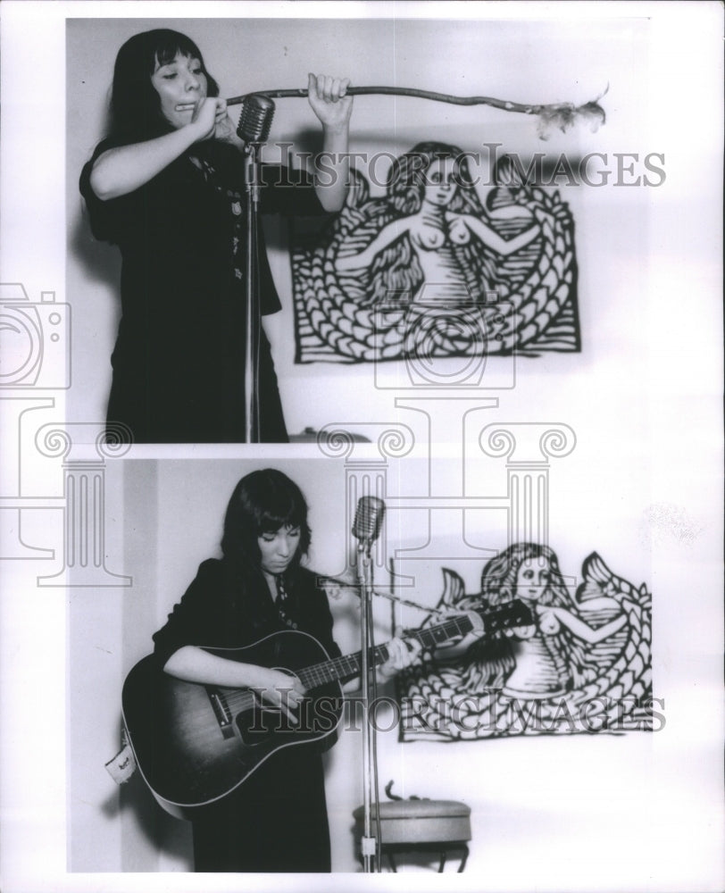 1965 Press Photo Buffy Sainte Marie Country Singer - Historic Images