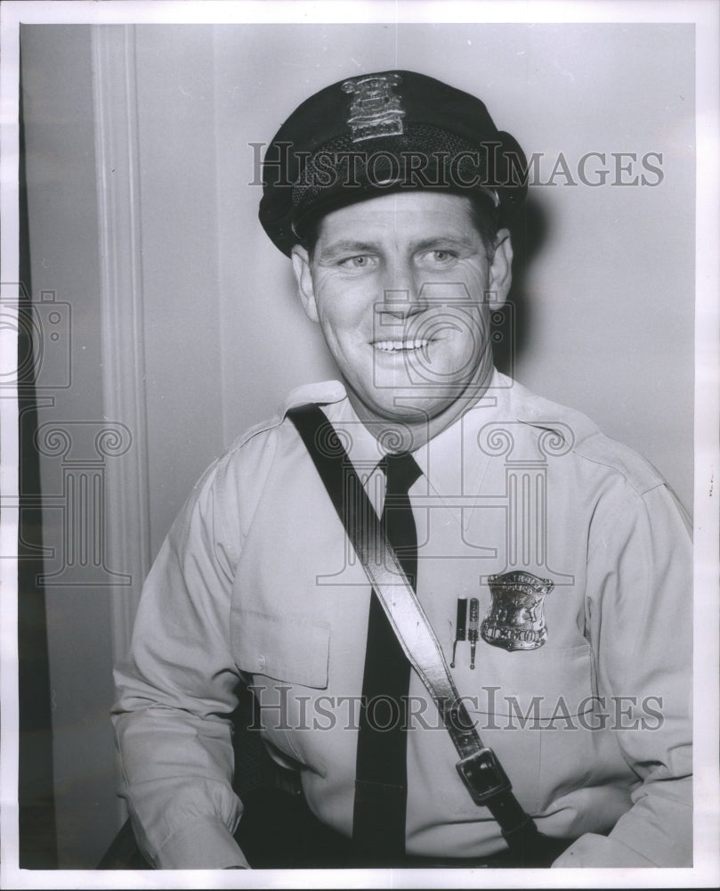 1961, Arthur Salesky Detroit Patrolman - RRU09159 - Historic Images