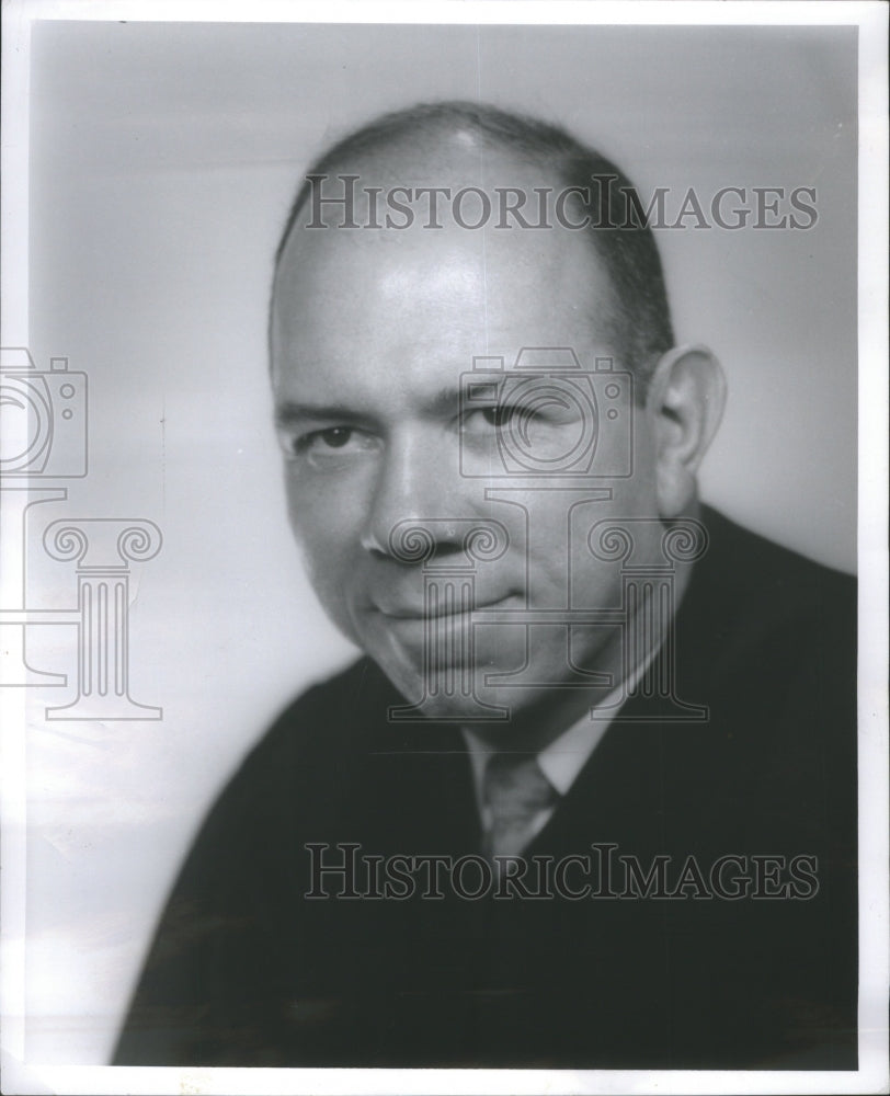 1963 Press Photo Otis Smith Michigan Supreme Court - Historic Images