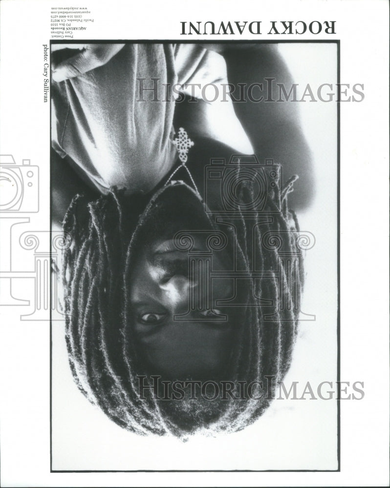 Press Photo Rocky Dawuni American Musician Entertainer - Historic Images