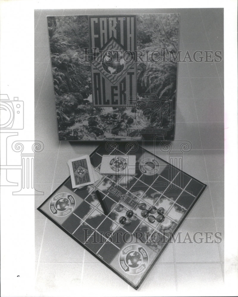 1992 Earth Environmental Spin Game Board - Historic Images