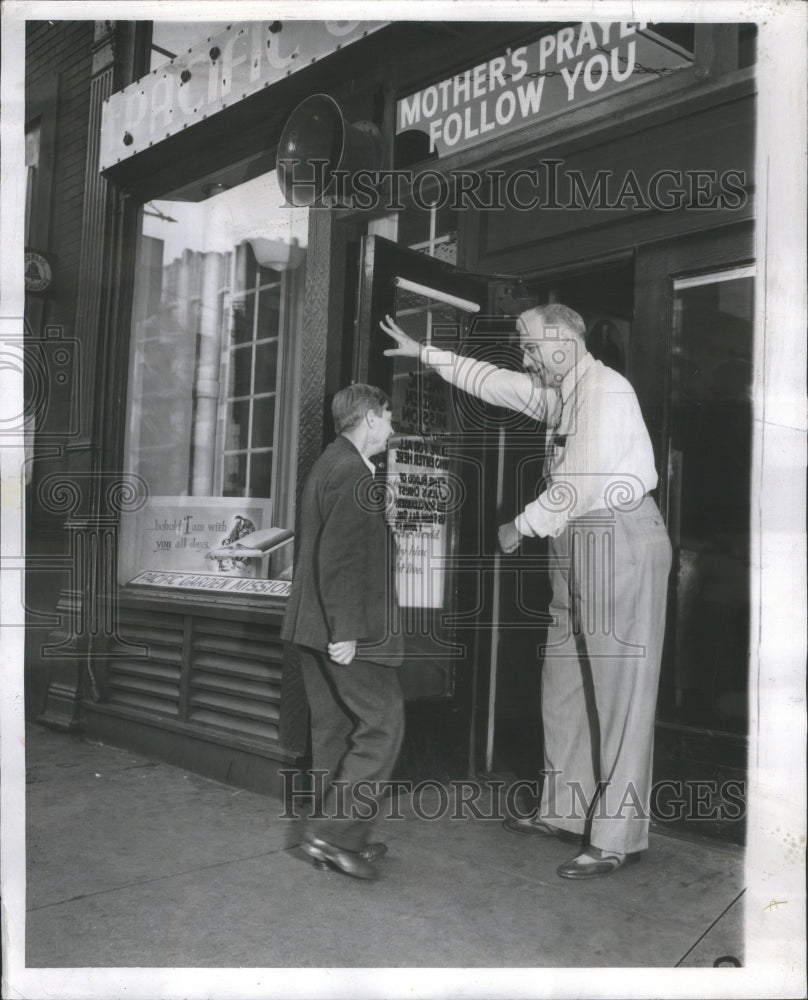 1952 Pacific Garden Mission Is Always Open - Historic Images