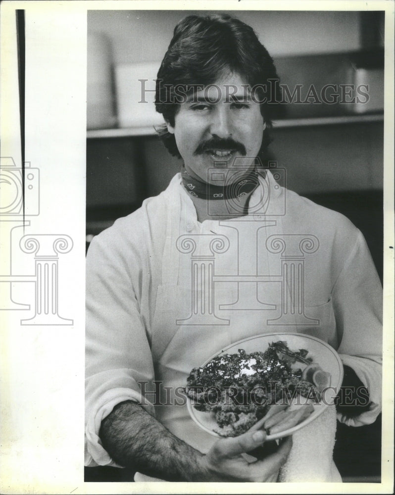 1984 Chef Norman Van Aken Crab Dish Shell - Historic Images