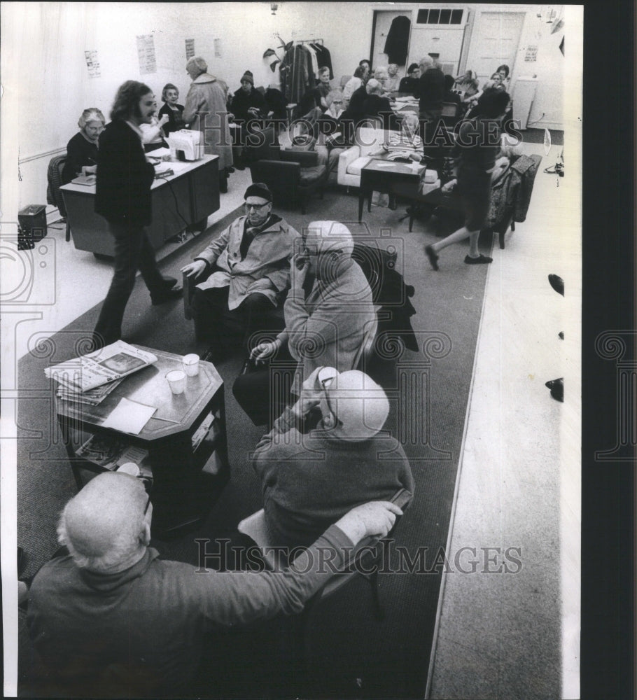 1973 Jewish Elderly Rogers Park Morse - Historic Images