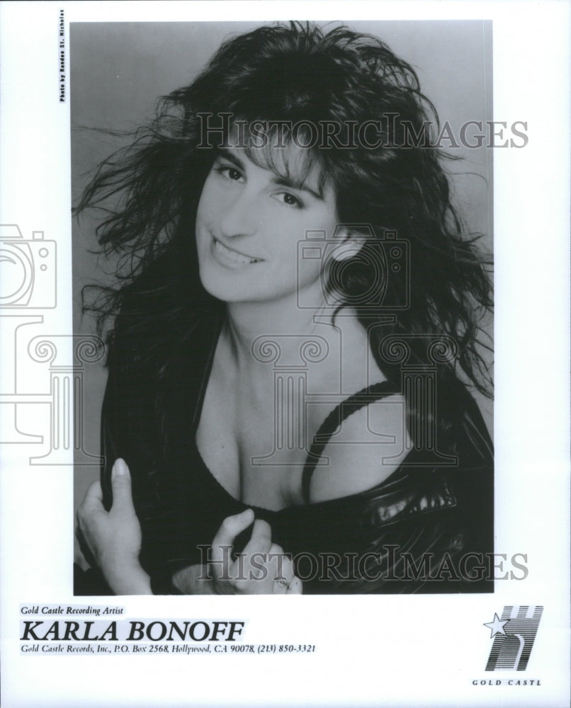 1993 Karla Bonoff American Singer Writer - Historic Images