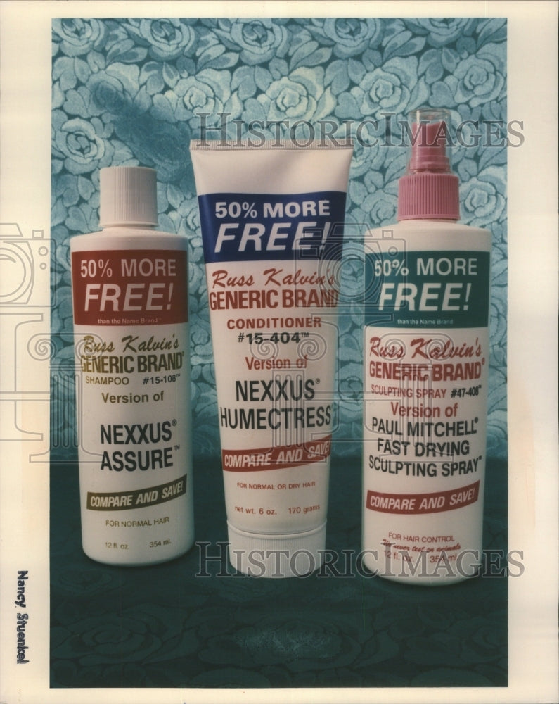 1992 Rusa Kalvins Geeneric Brand Shampoos - Historic Images