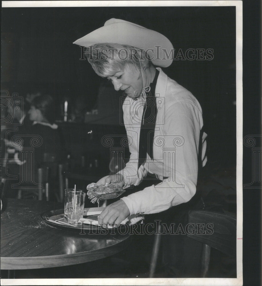 1965 Waitress Western Wear Rivoli Club - Historic Images