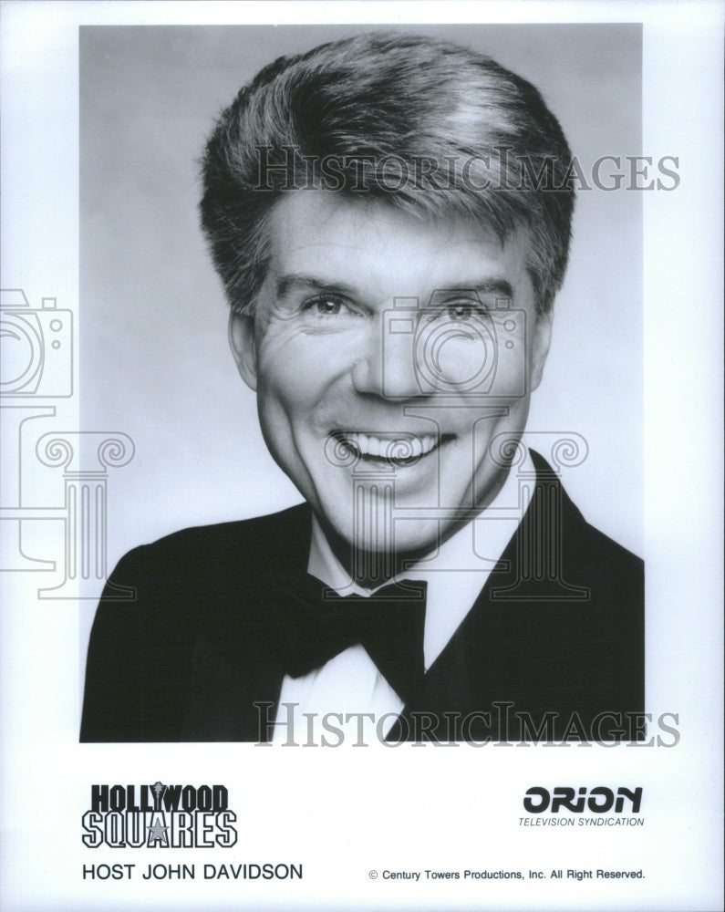 1987 John Davidson Sports Host Singer Actor - Historic Images