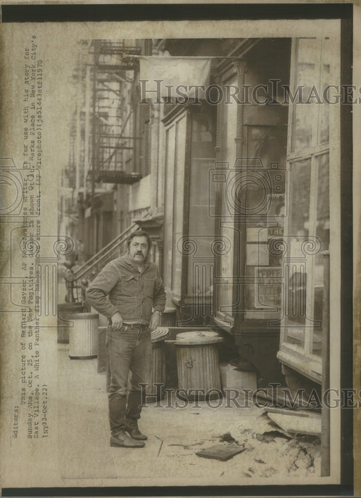 1970 Press Photo Bernard Gayzer AP News Writer - Historic Images