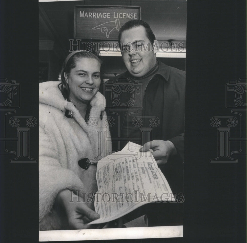 1969 First 1969 Marriage License Chicago - Historic Images