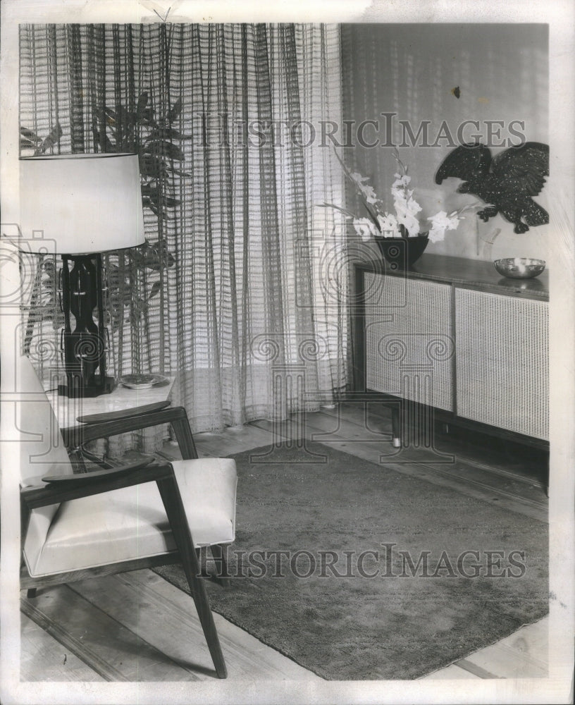 1956, North American Lace Co Decor Model - RRU14077 - Historic Images