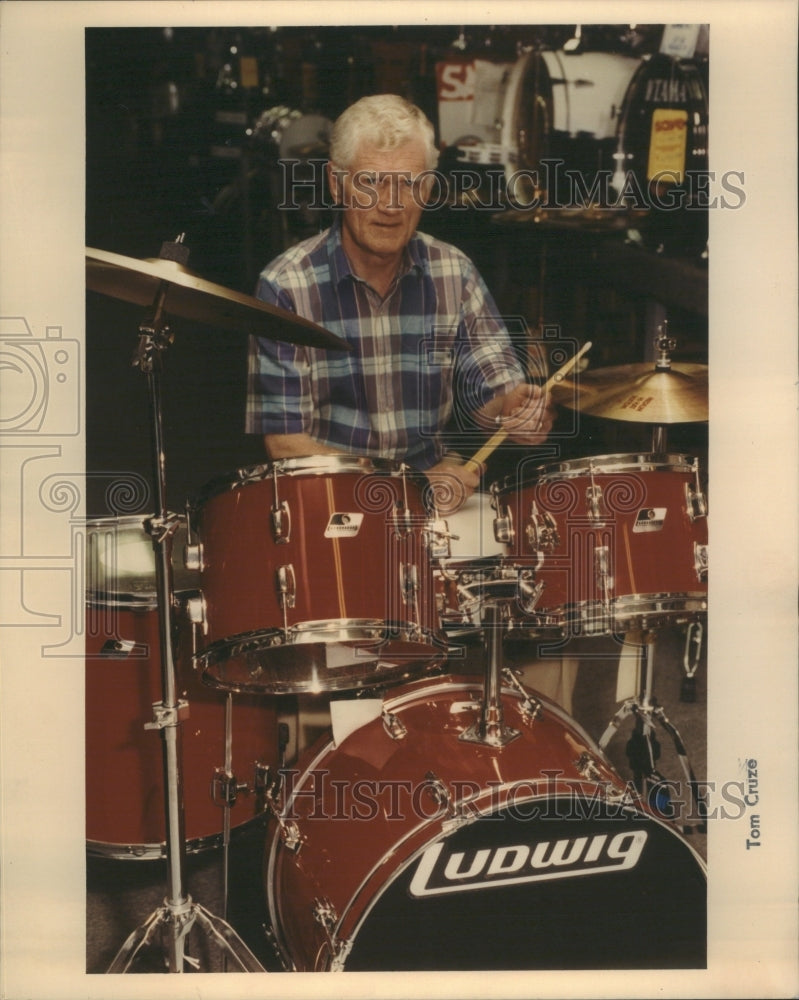 1990 Bill Crowden Owner Operator Drums Ltd. - Historic Images