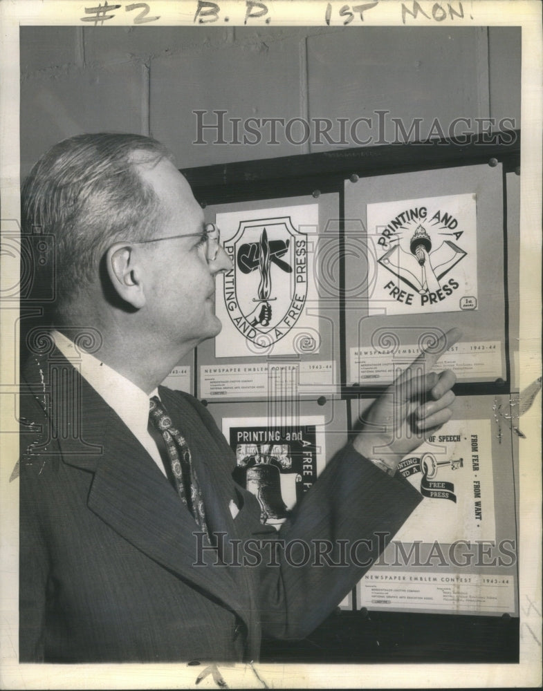 1944, Free Press Symbol/M Wiesner/F Siebert - RRU14281 - Historic Images