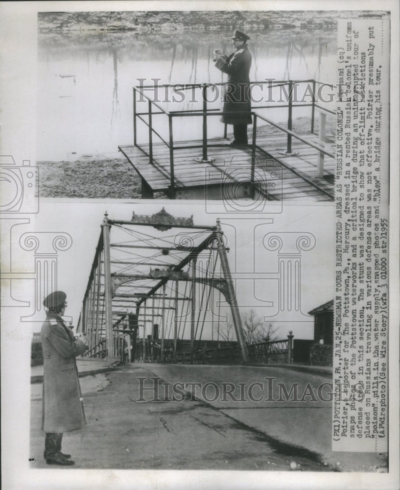 1955 Newman Posing As Russian Colonel - Historic Images