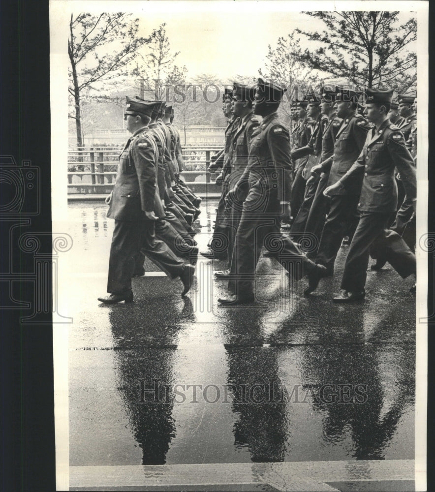 1966 ROTC Annual Parade Michigan Ave. - Historic Images