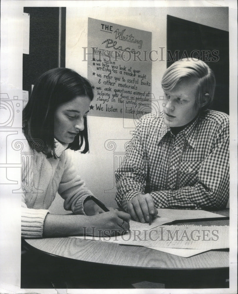 1977 The Writing Place Students Tutors-Historic Images