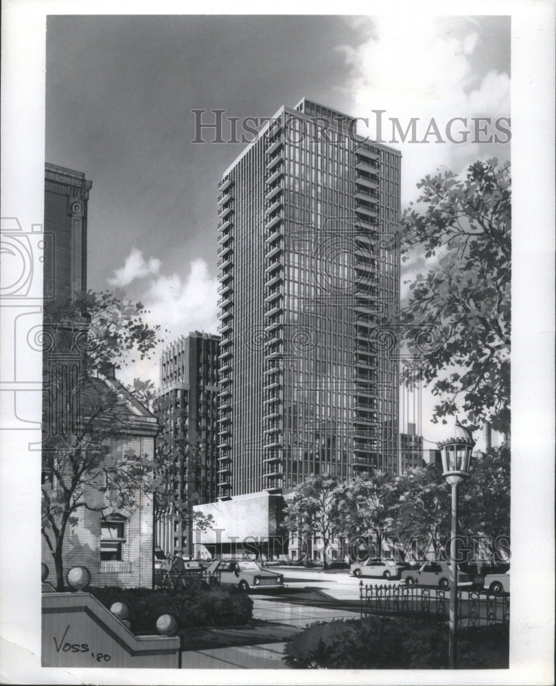 1982 State Tower Condos Chicago Exterior - Historic Images