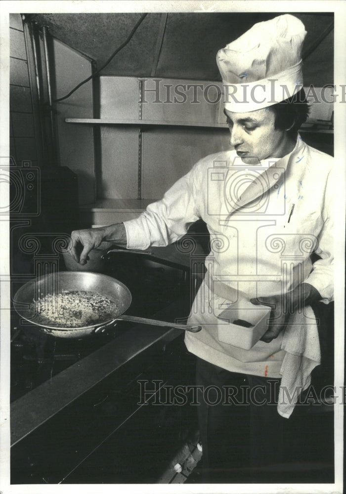 1979 Press Photo Jasands Restaurant Chef Jim Webb - Historic Images