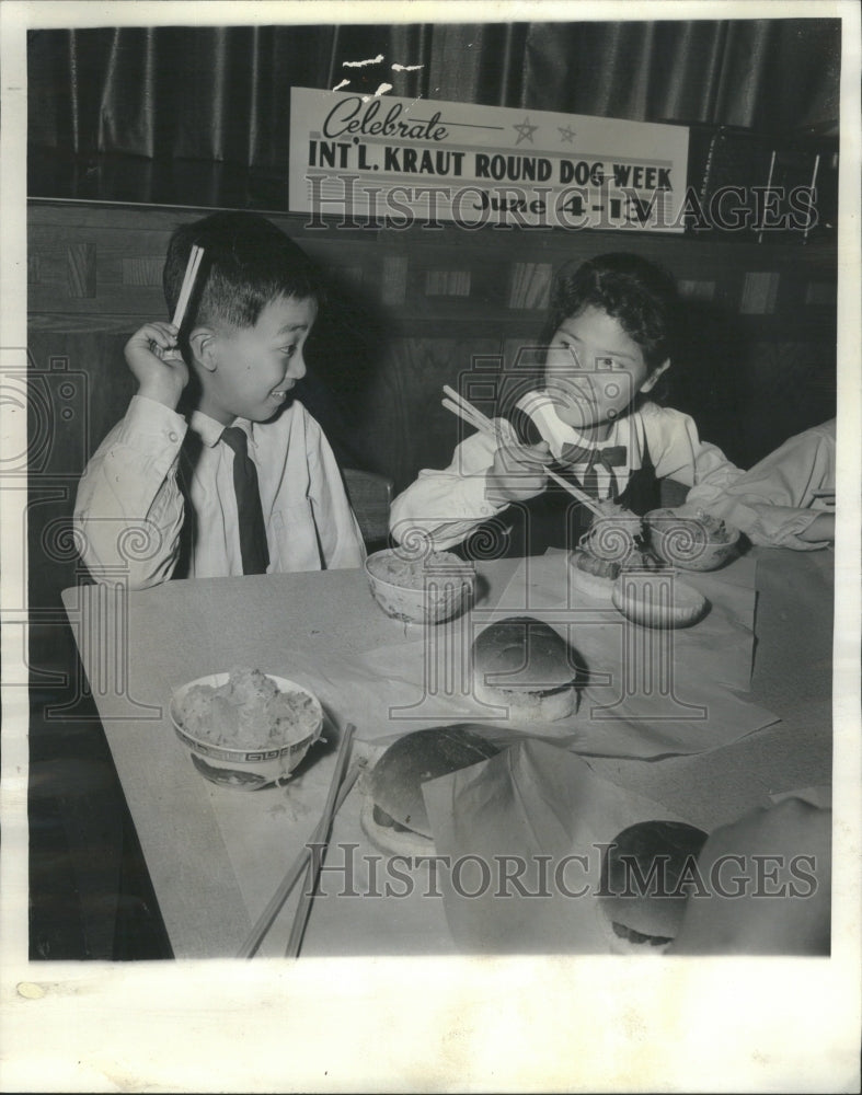 1964, Kraut Round Dog Sandwich Kids Make - RRU15271 - Historic Images