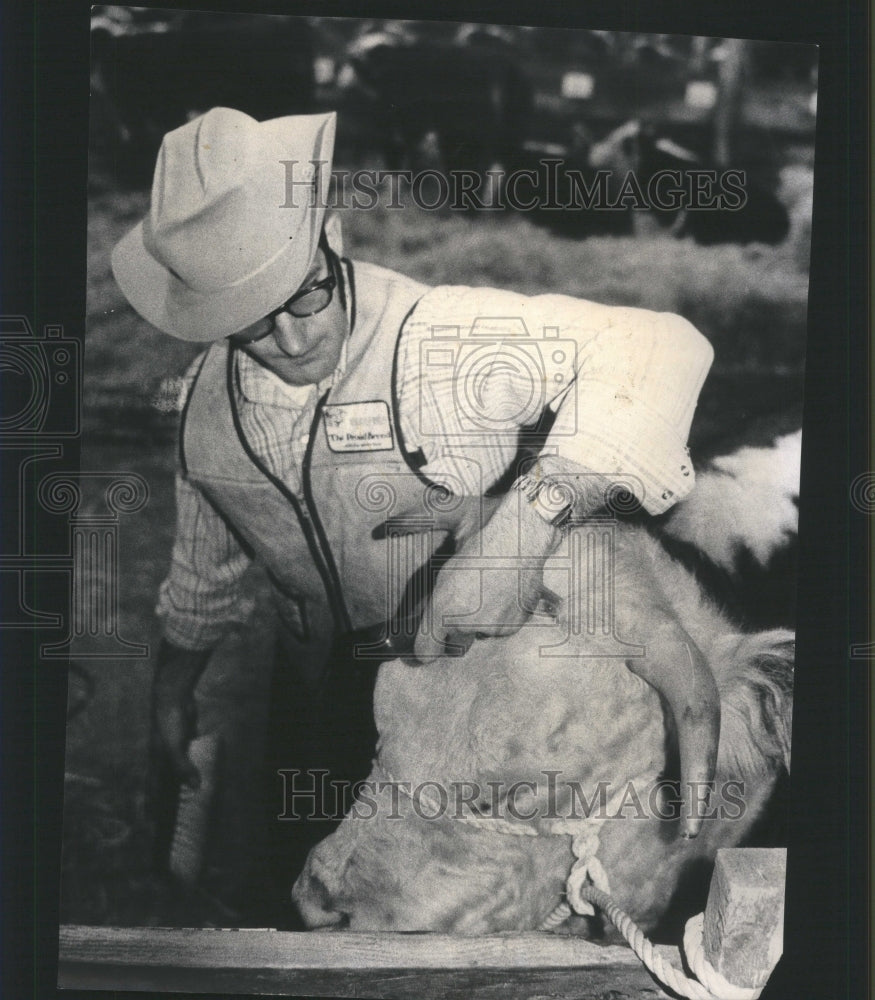 1973 Press Photo Al Wright from Barnevel, Wisconsin - Historic Images