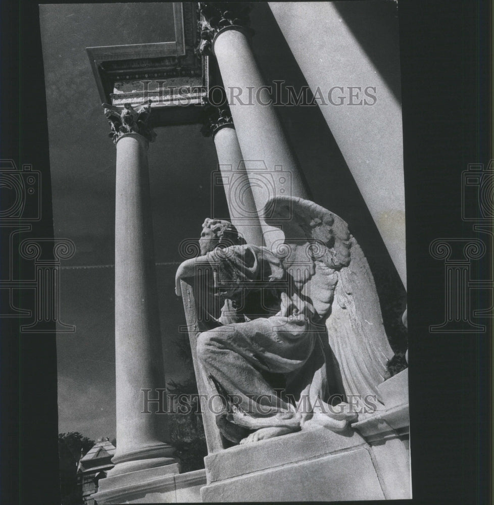 1970 Press Photo The monument to William Kimball - Historic Images