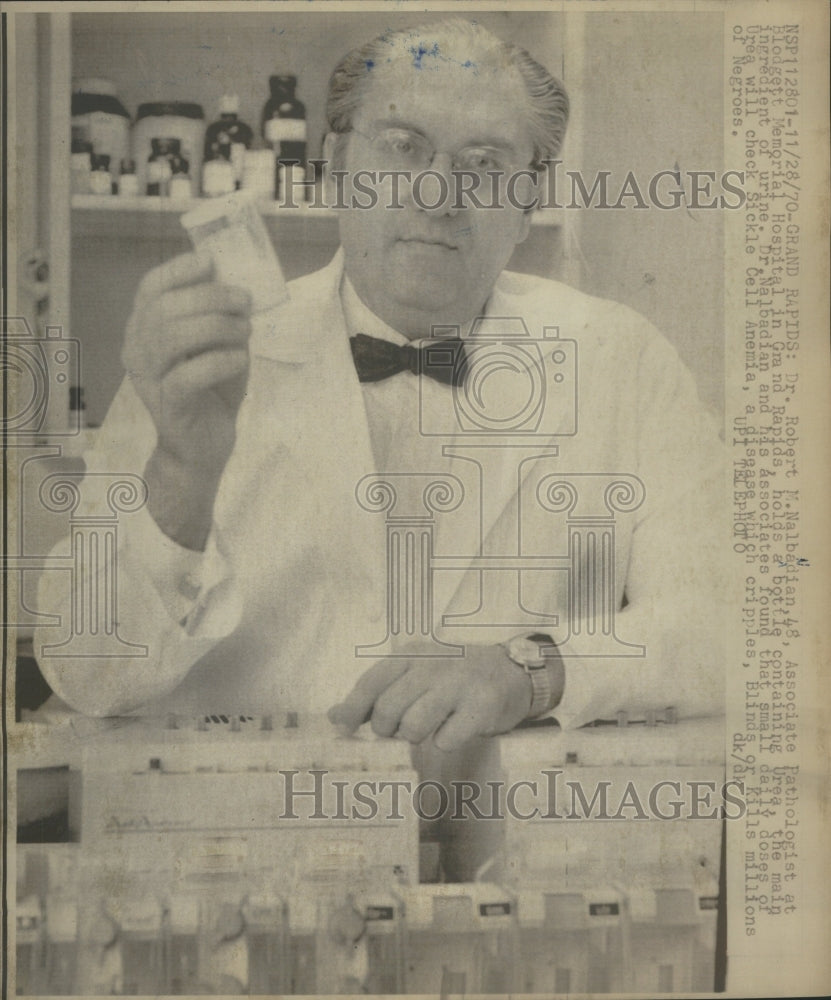 1970 Robert Walbadian Sickle Cell Anemia - Historic Images