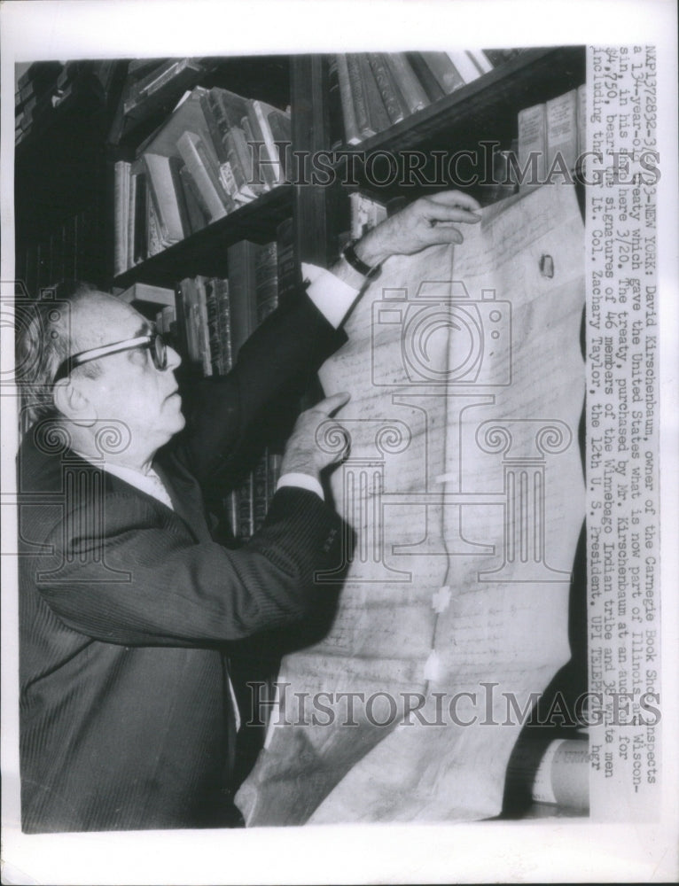 1963 New York David Kirschenbaum Book Shop - Historic Images