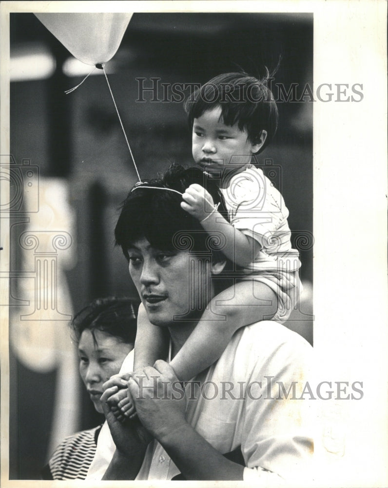 1987 Chinatown Summer Fair Thai Dancer - Historic Images