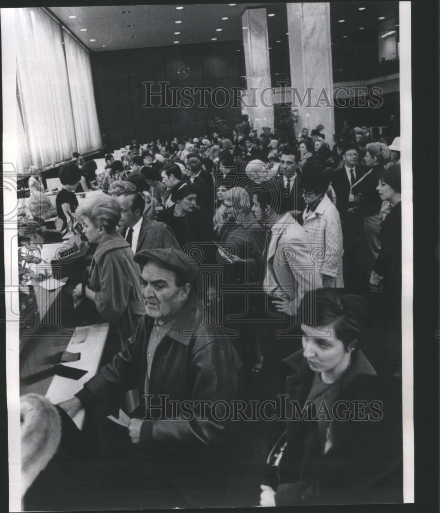 1968 Press Photo Associations Headquarters Officials - Historic Images