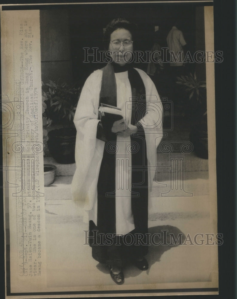 1958, Jane Hsien Yuin Hwang Trinty Church - RRU16927 - Historic Images