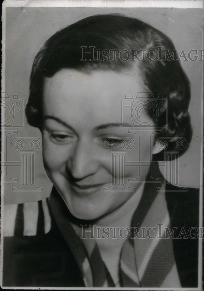 1937 Press Photo Madeleine De Fontanges Journalist Fr - RRU17465 - Historic Images