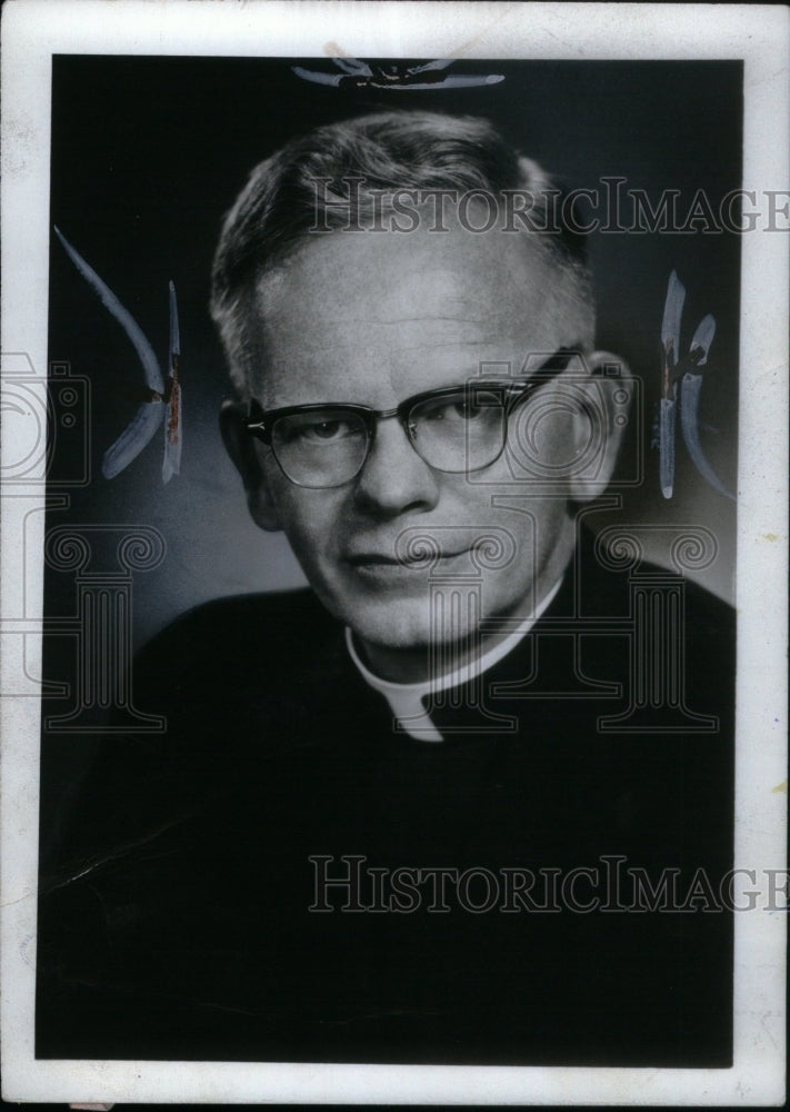 1970, Rev Malcolm Carron President Detroit - RRU17509 - Historic Images