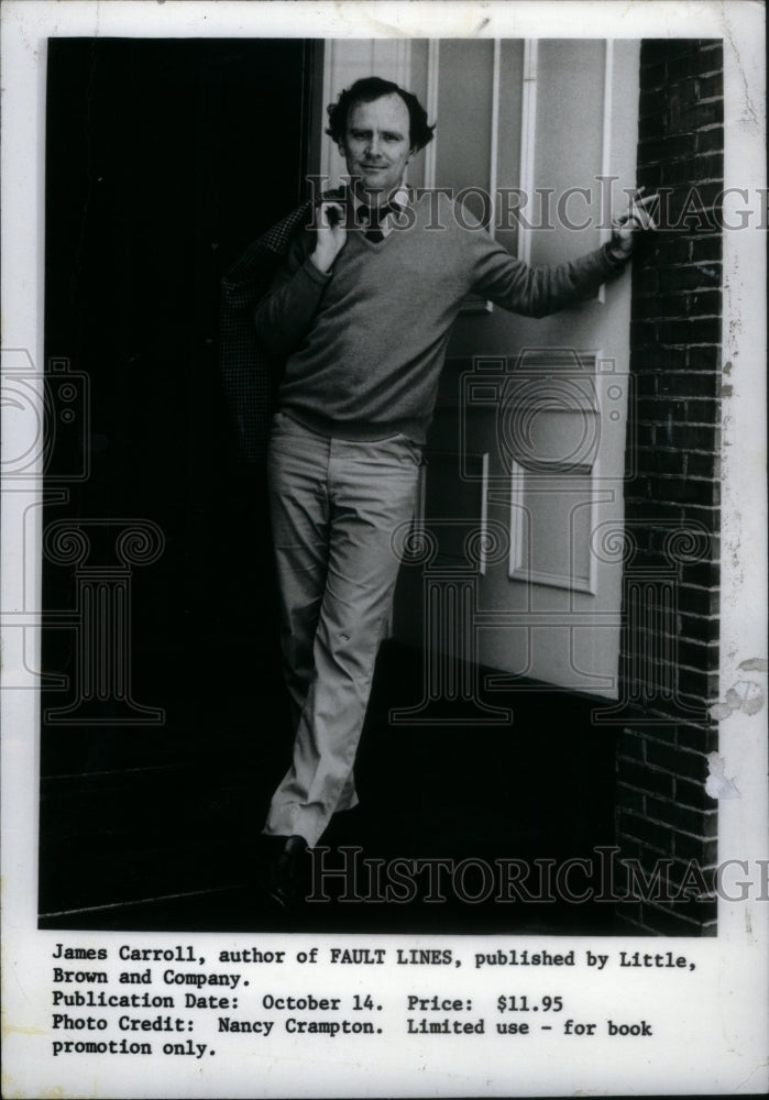 1982 Author James Carroll Publicity Shot - Historic Images