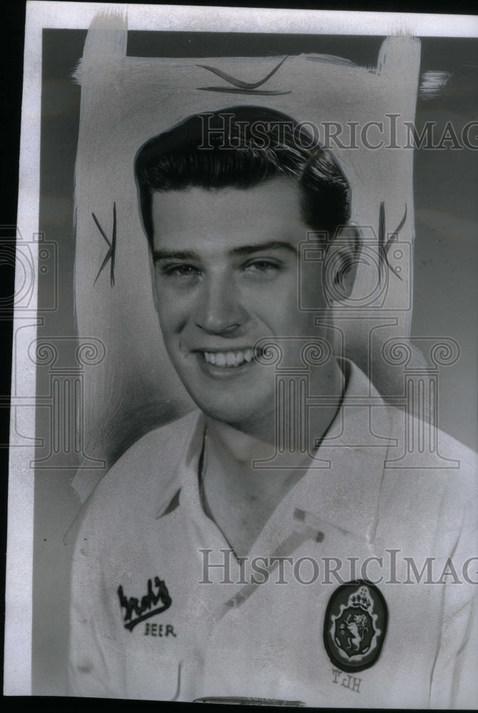 1960 Press Photo Bowler Tom Harnisch Sponsored Polo - RRU17929 - Historic Images