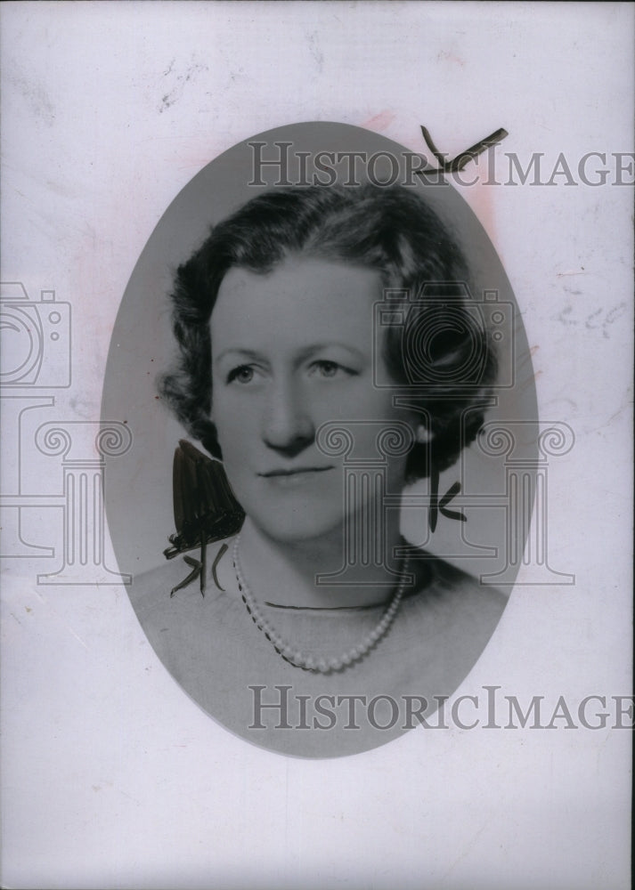 1946 Press Photo Mrs. Kirk B. O&#39;Ferrall,closeup caption - RRU18057 - Historic Images