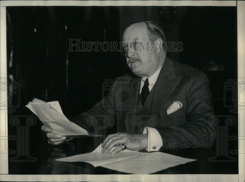 1934 Henry L. Roosevelt assistant secretary - Historic Images