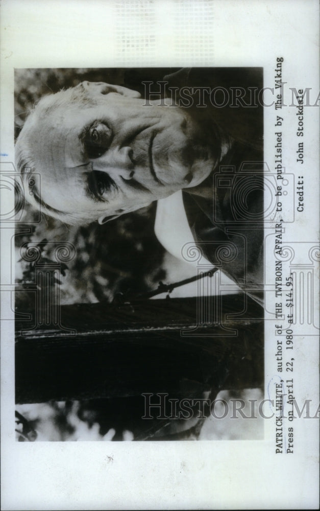 1980, Patrick White Nobel Prize Author - RRU18331 - Historic Images