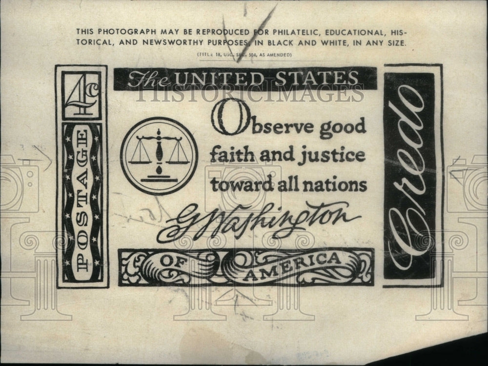 1959 Washington&#39;s Signature - Historic Images