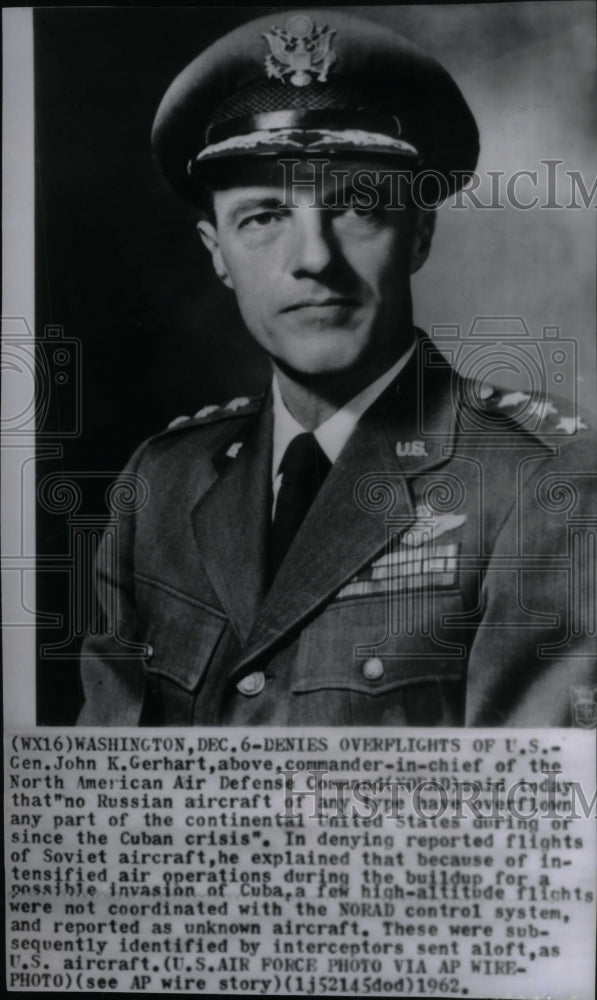 1962, US General John K. Gerhart, Commander- - RRU19133 - Historic Images