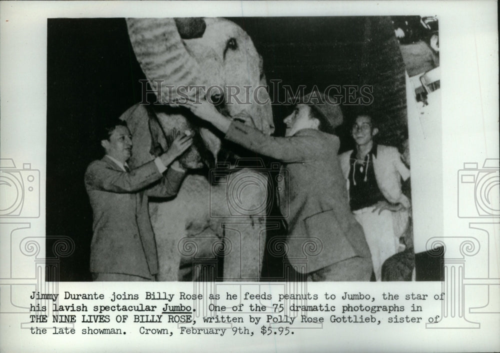 1968 Jimmy Durante and Billy Rose - Historic Images
