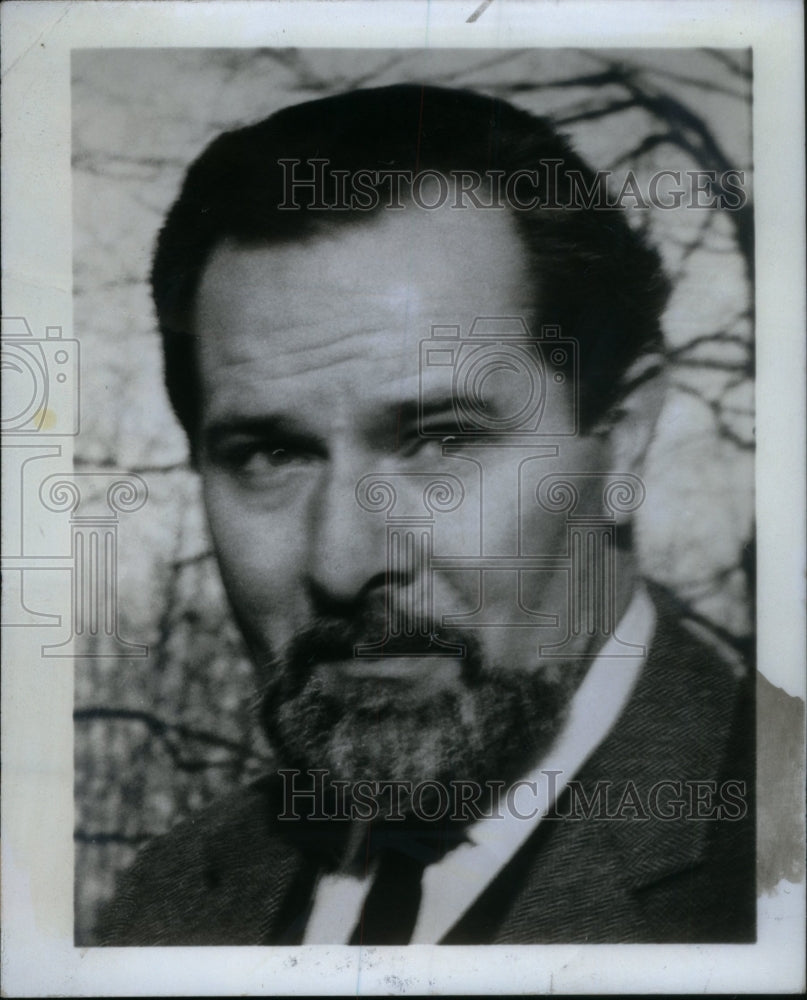 1968 Press Photo Alexander Scourby actor - Historic Images