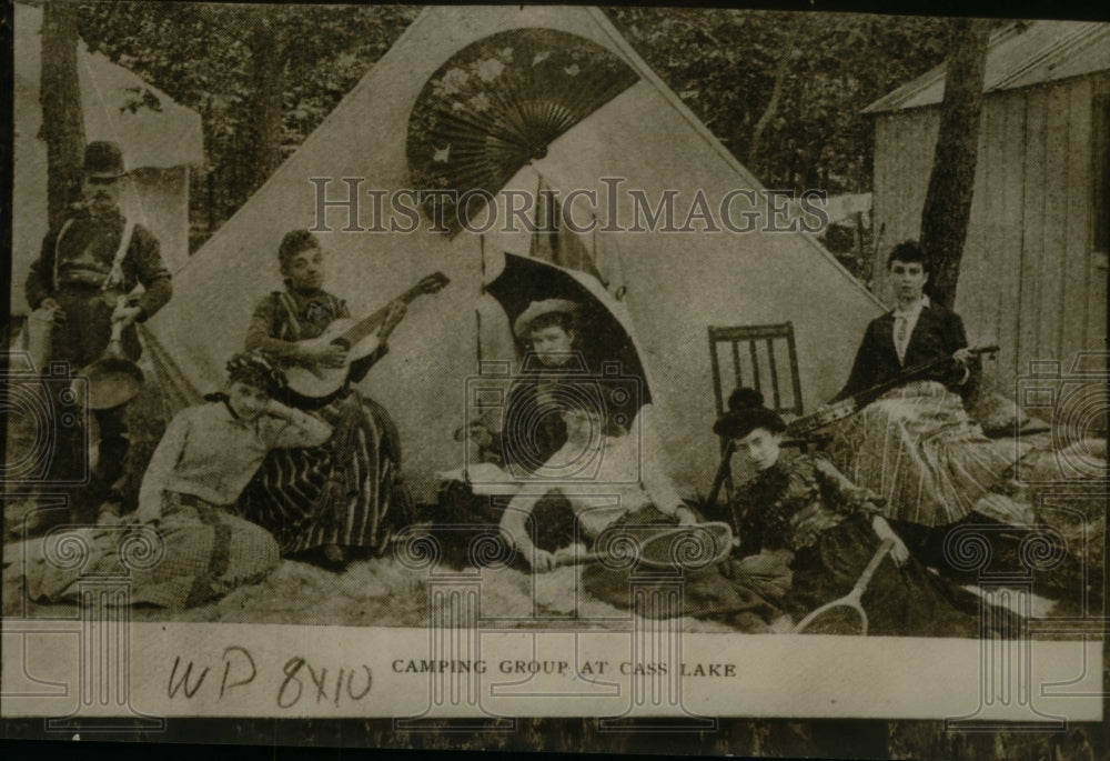 1930, Cass Lake Camping MN Late 1800s - RRU19323 - Historic Images