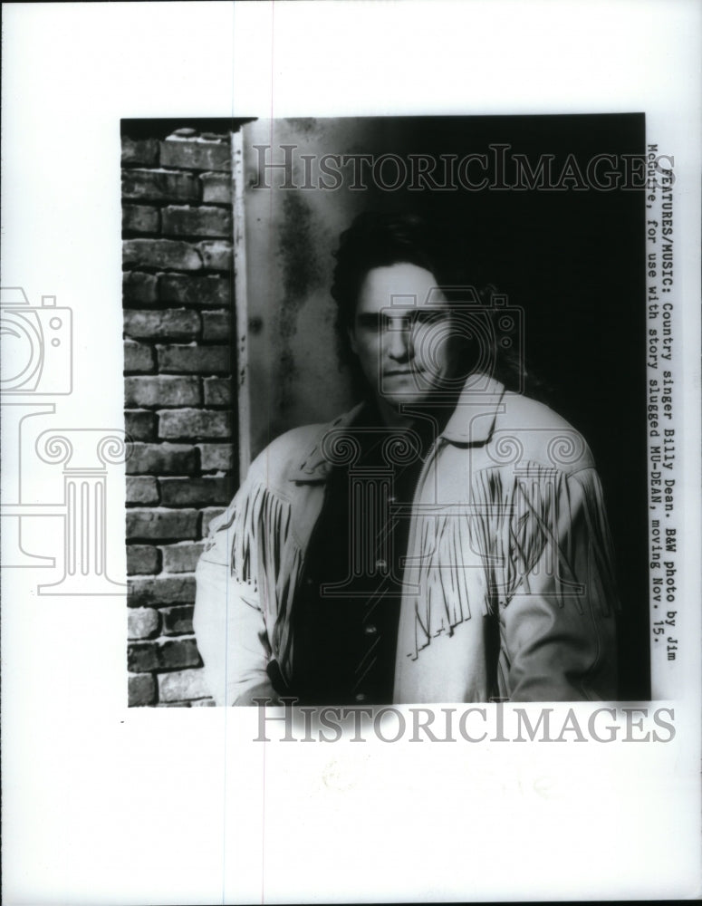 1993, Billy Dean/Country Singer/Songwriter - RRU19801 - Historic Images