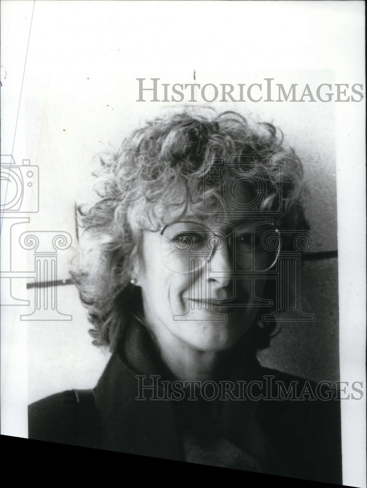 1986 Press Photo Author Lesley Hazleton Jerusalem - Historic Images