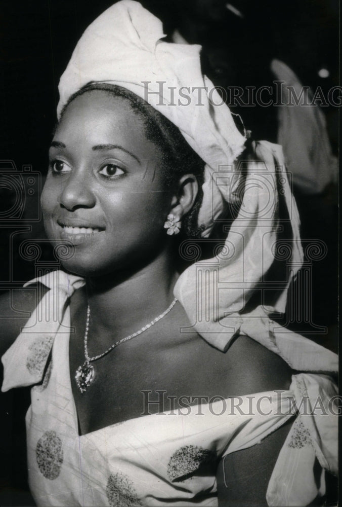 1959 Press Photo New Guinea Woman Beauty Pageant - RRU20069 - Historic Images