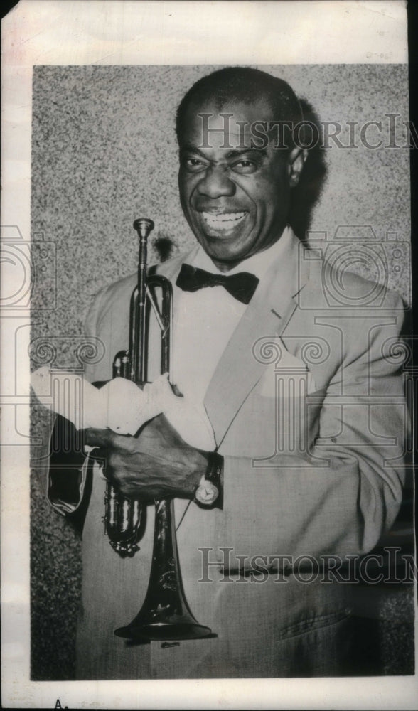 1960 Louis Armstrong Jazz Trumpet Player-Historic Images