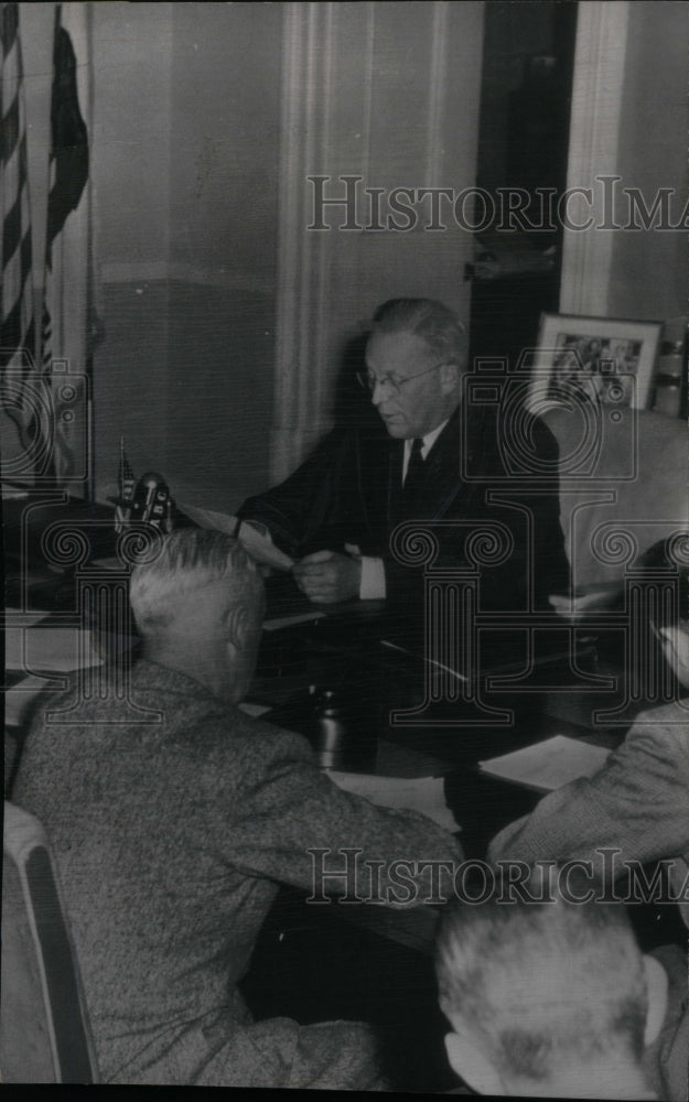 1947 Gov. Warren announce CA will vote Repl - Historic Images