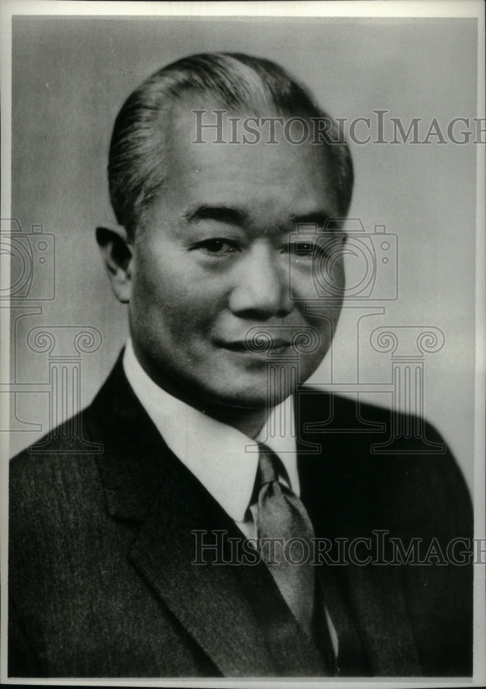 1965 Press Photo Dr. Tran Van Chuong Vietnam Ambassador - Historic Images