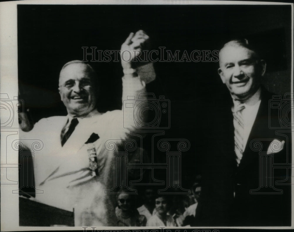 1948 Press Photo Harry Truman President United States - Historic Images